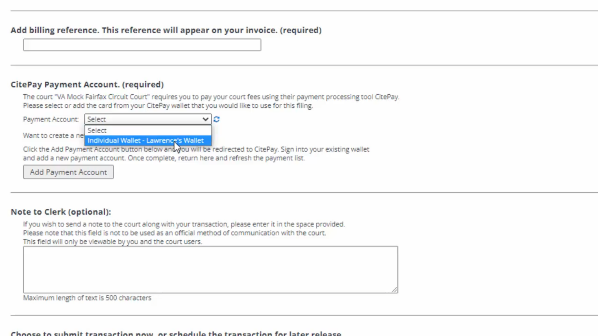 Using CitePay with FSX File & ServeXpress